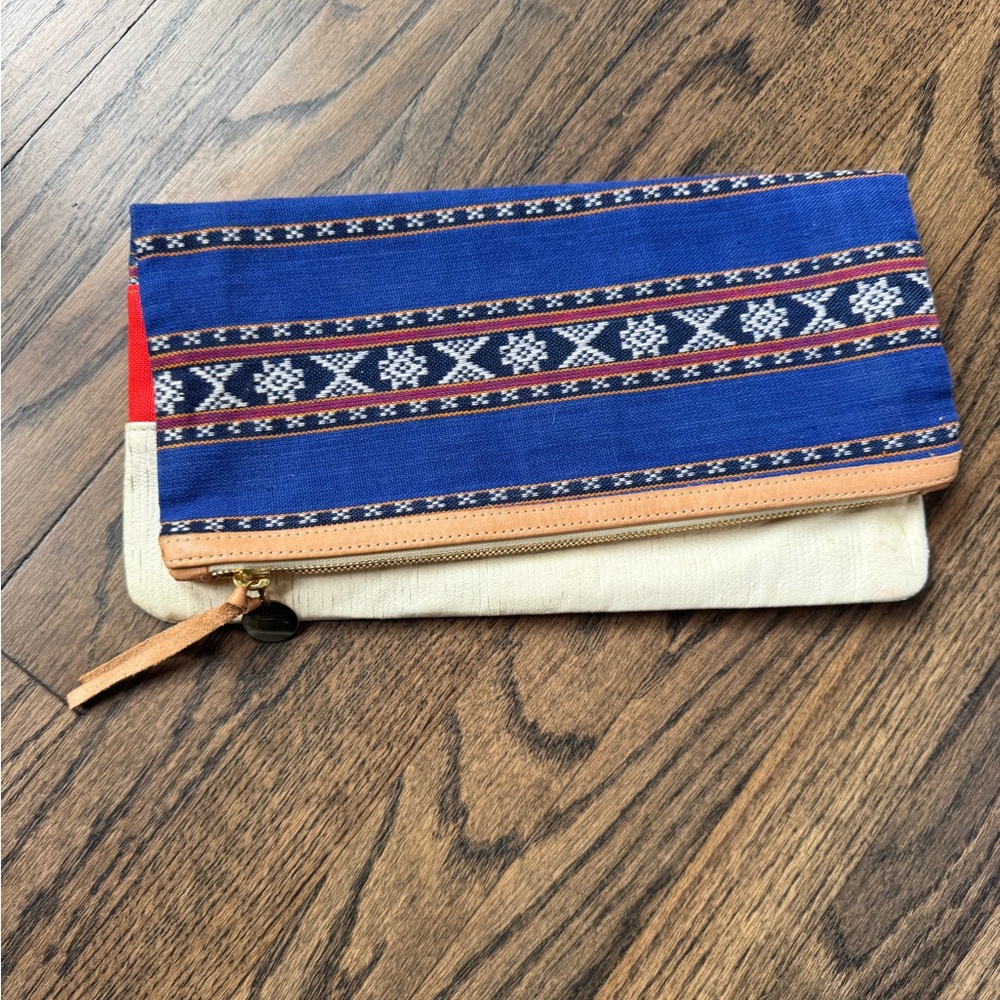 Clare V Patterned Clutch